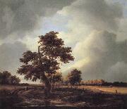 Jacob van Ruisdael Landscape with Shepherds and Peasants USA oil painting artist